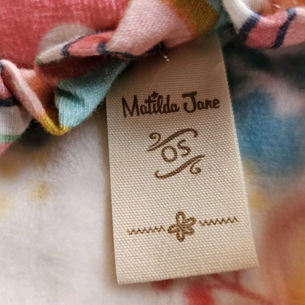 Matilda Jane AS I GROW Blanket Floral Pink Ruffles BABY MONTH PICTURES EUC 60x50 - Picture 7 of 11